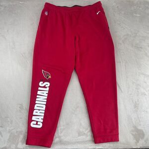 Nike NFL Dri Fit On Field Arizona Cardinals‎ Joggers Red Men 3XL Tapered Fit